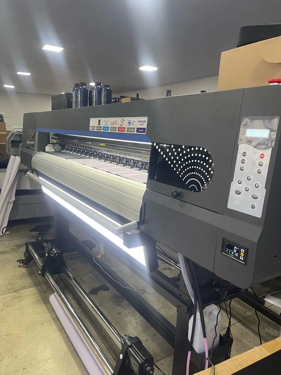 Plotter UV 180 3 Cabeças I3200 Branco, Colorido e Verniz - Foto 5