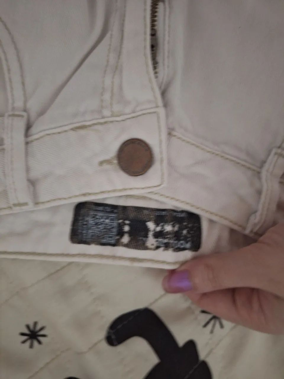 Shorts jeans branco - Foto 2
