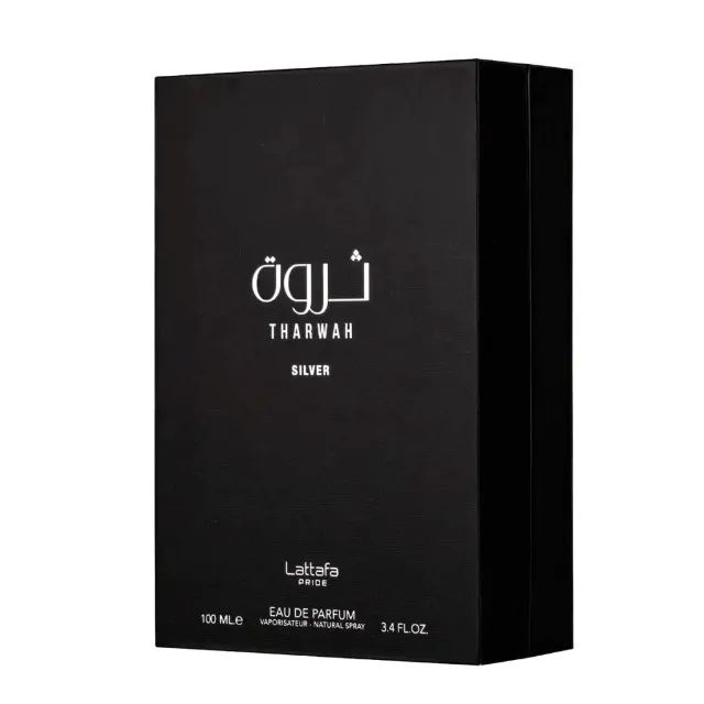 Perfume Lattafa Tharwah Silver Eau de Parfum 100ml - Foto 2