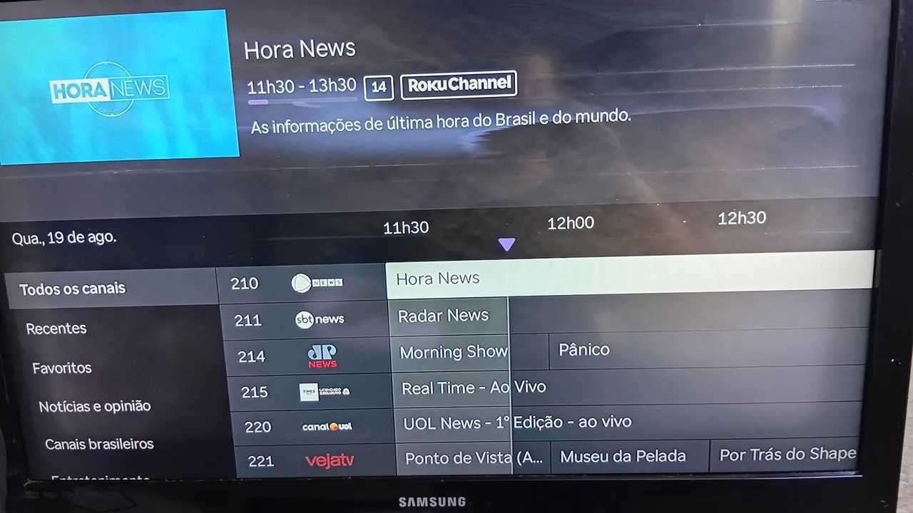 Tv Samsung 40 pol + Roku - Foto 2