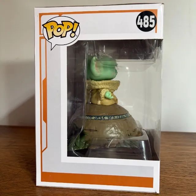 Funko Pop Grogu using the force 485 Star Wars Luzes e som - Foto 3
