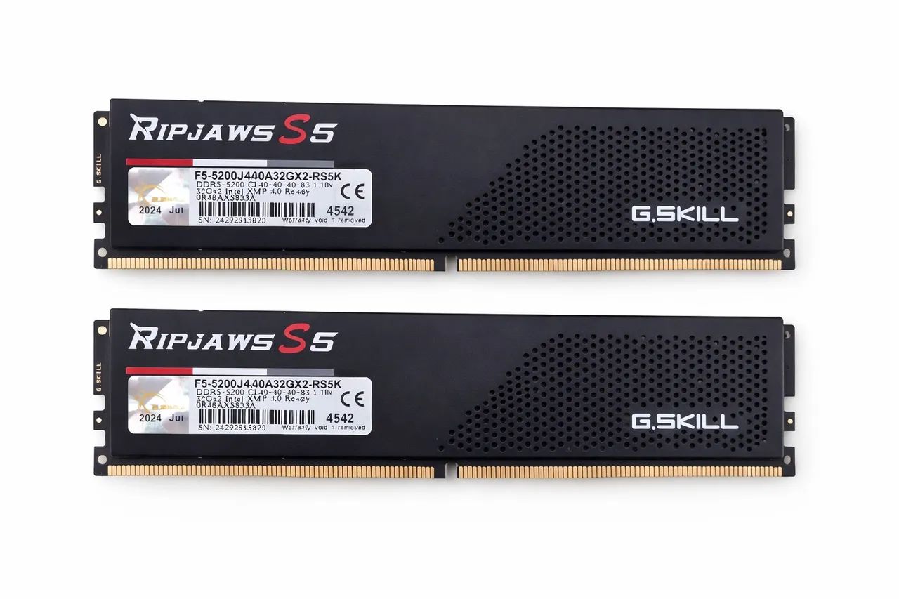 Memória DDR5 5200mhz G.Skill Ripjaws S5 64GB (2x32GB)  - Foto 2