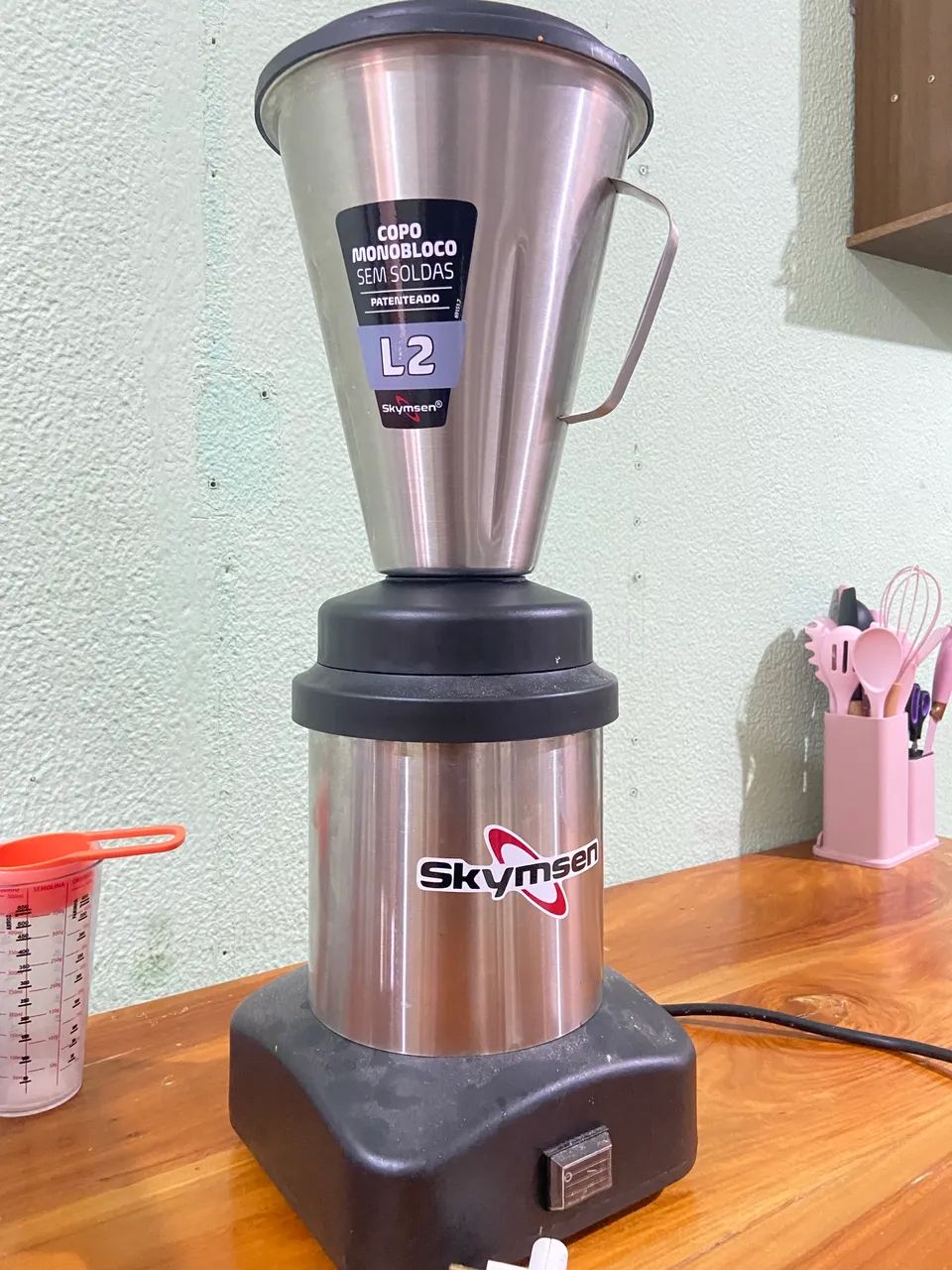 Liquidificador Comercial 02 Litros L2 Baixa Rotação Bivolt Skymsen - Foto 2