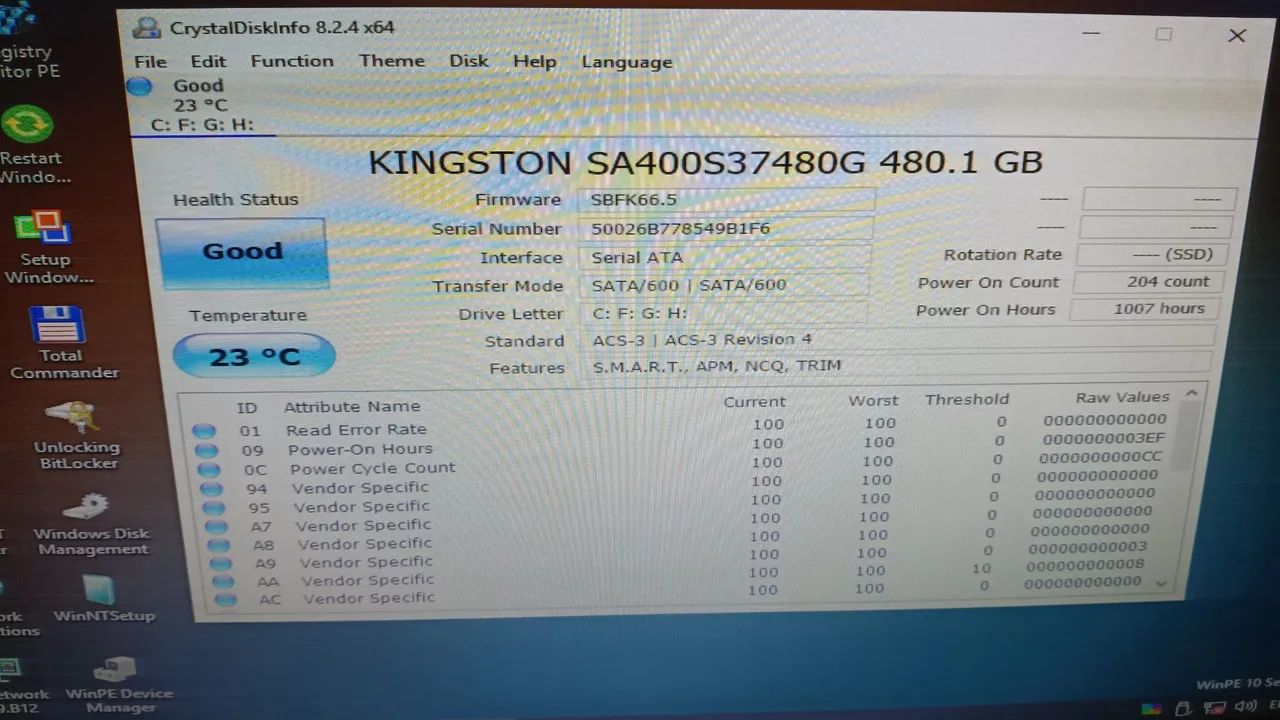 Disco Solido HD SSD 480gb Kingston (TESTADO) - Foto 2