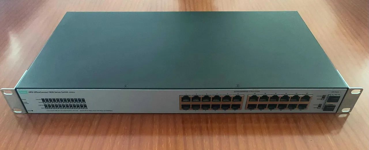 switch ethernet hp 1820 24g, 24 portas, cortex a9 j9980a - Foto 3