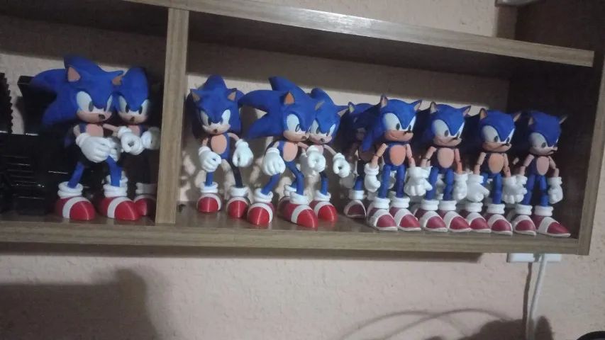 Boneco Sonic 3D - Coleção Articulado - Foto 3