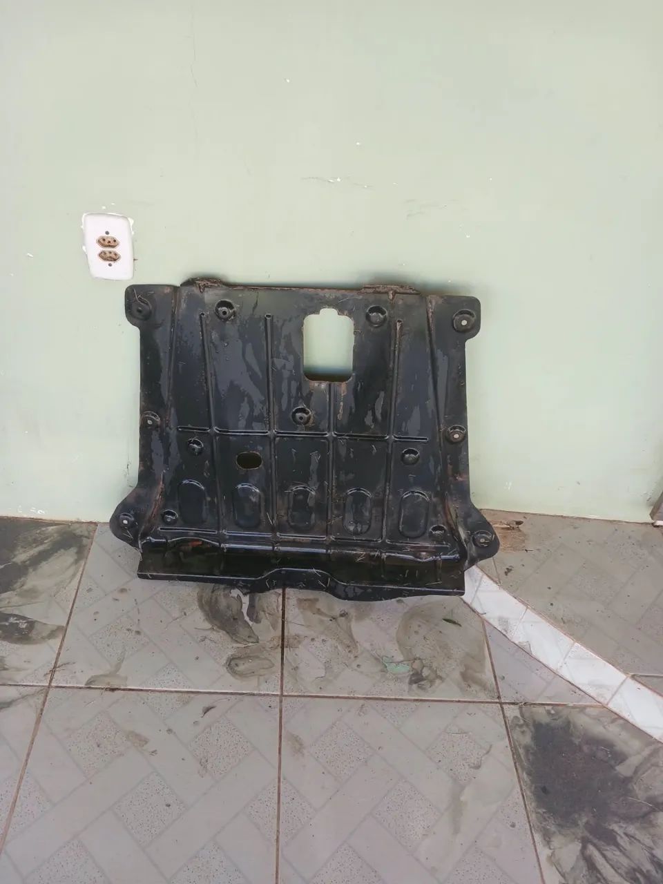 Protetor de cárter de ferro captur/duster  - Foto 2