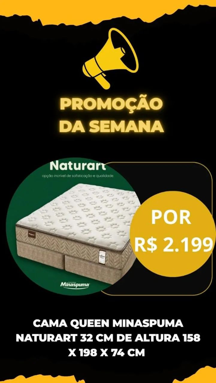 Cama e colchão de mola ensacada 