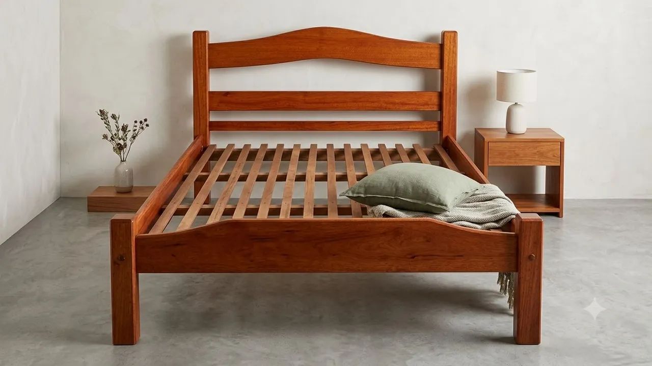 Cama de casal mogno - Foto 3