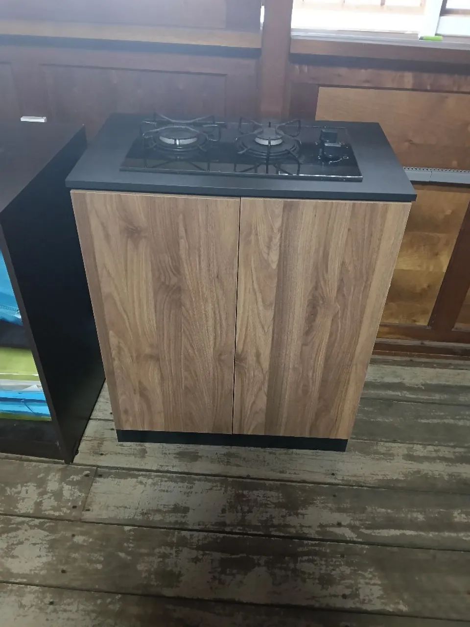 Cooktop 2 bocas elétrico com armário 