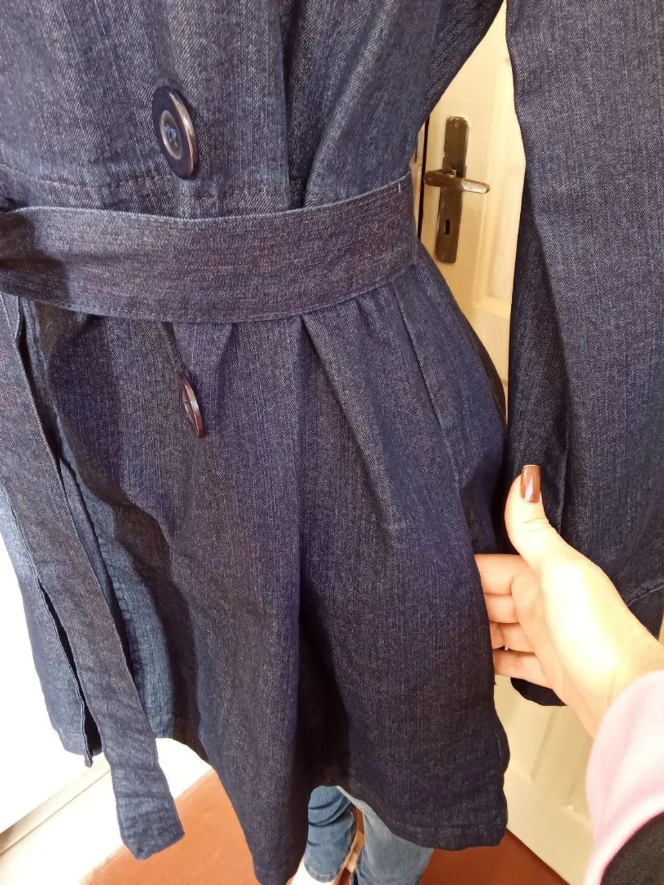 Parka jeans feminina  - Foto 4