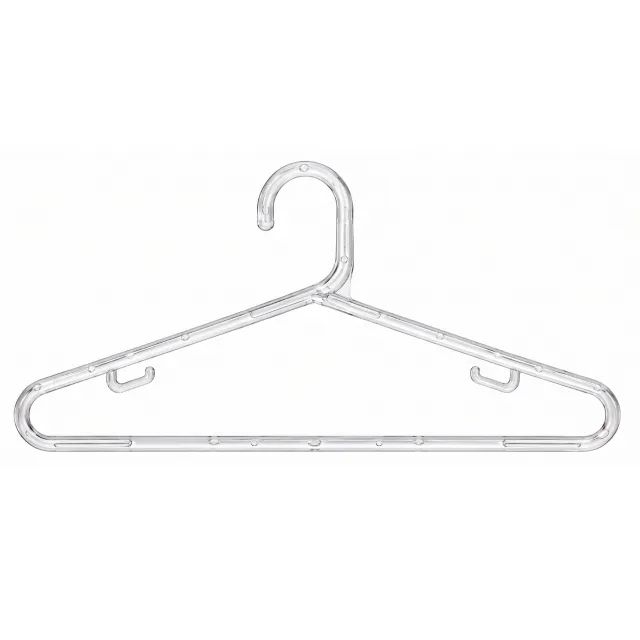 Kit 25 Cabides Acrílico Transparente - Foto 3