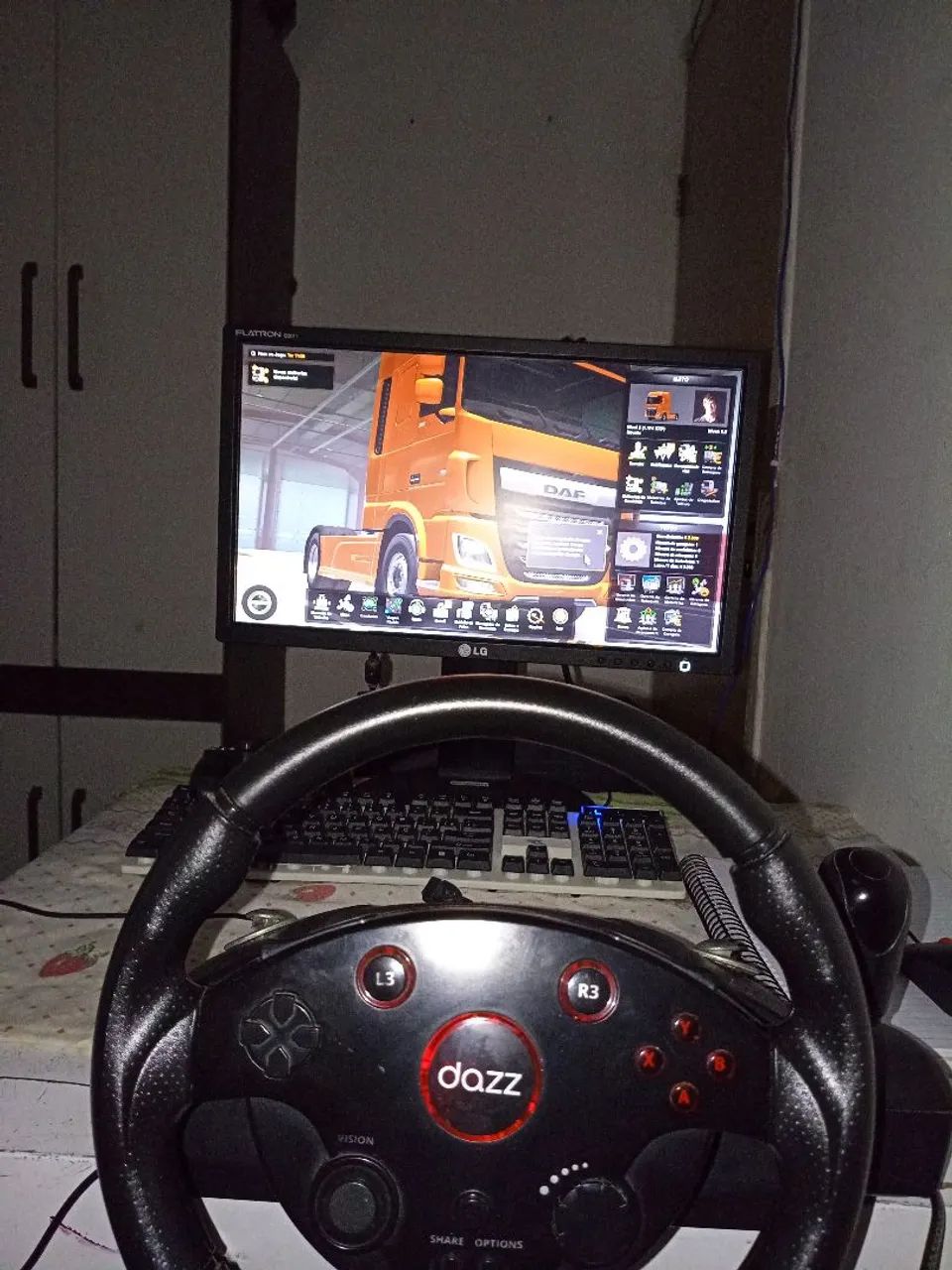 Volante dazz 270 graus 