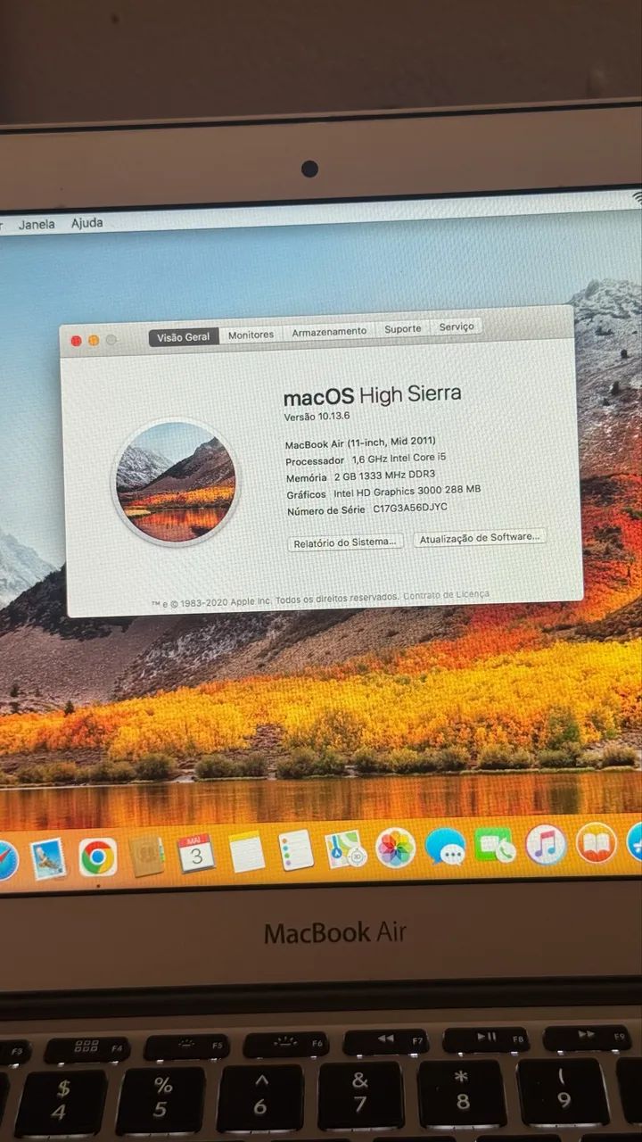 MACBOOK AIR 2011 - Notebooks - Alto da Glória, Goiânia 1498886593
