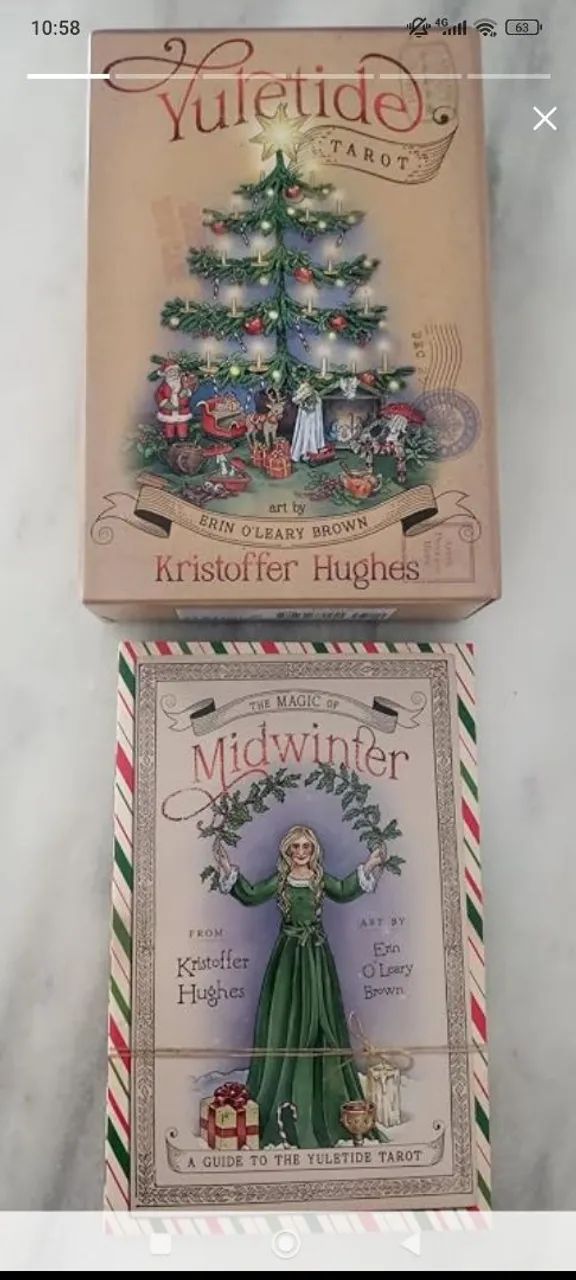 Yuletide tarot Original  completo Novo - Foto 2