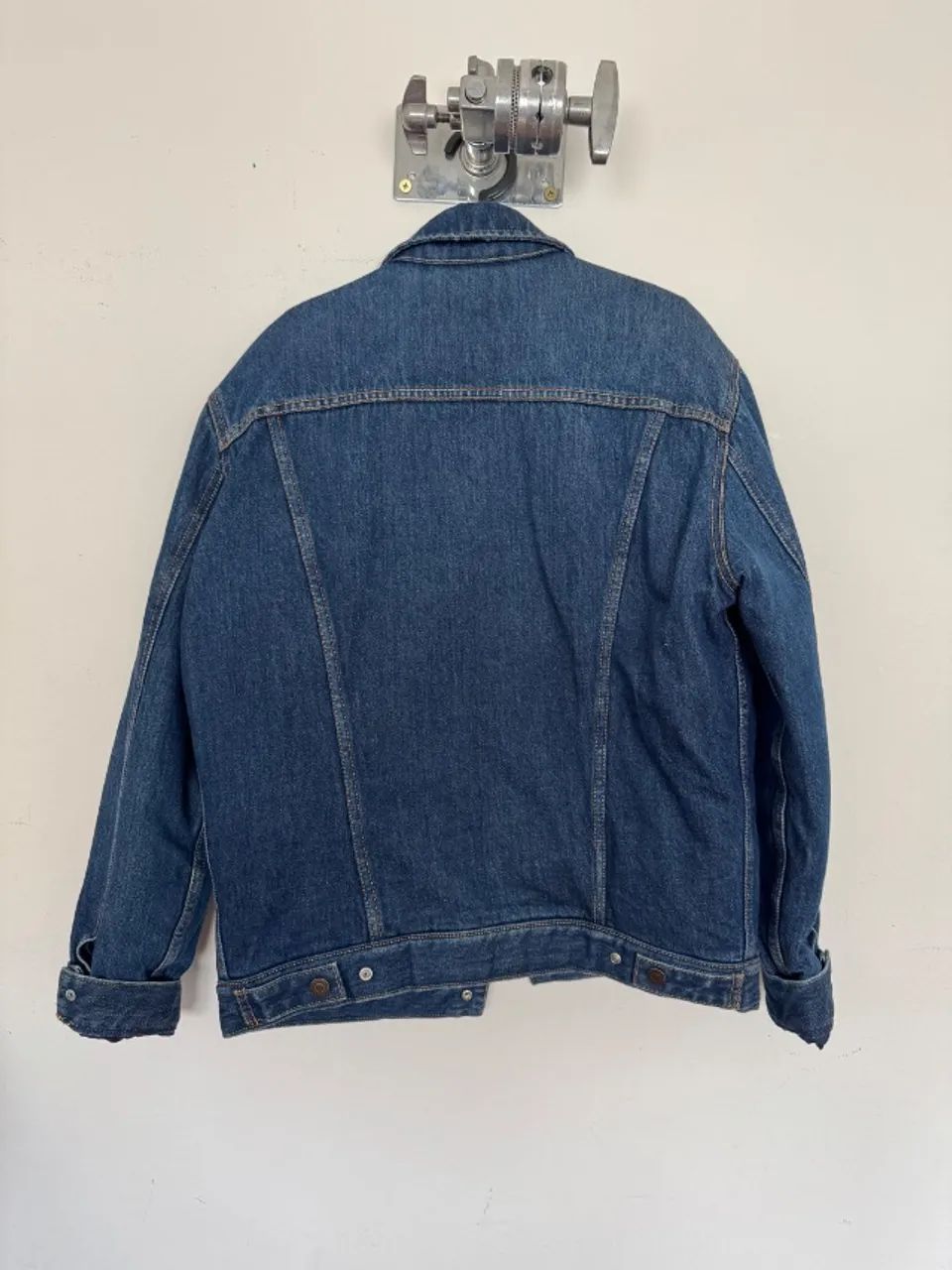 Jaqueta Jeans Levi's puffer 650 Fill Down rara - Foto 5