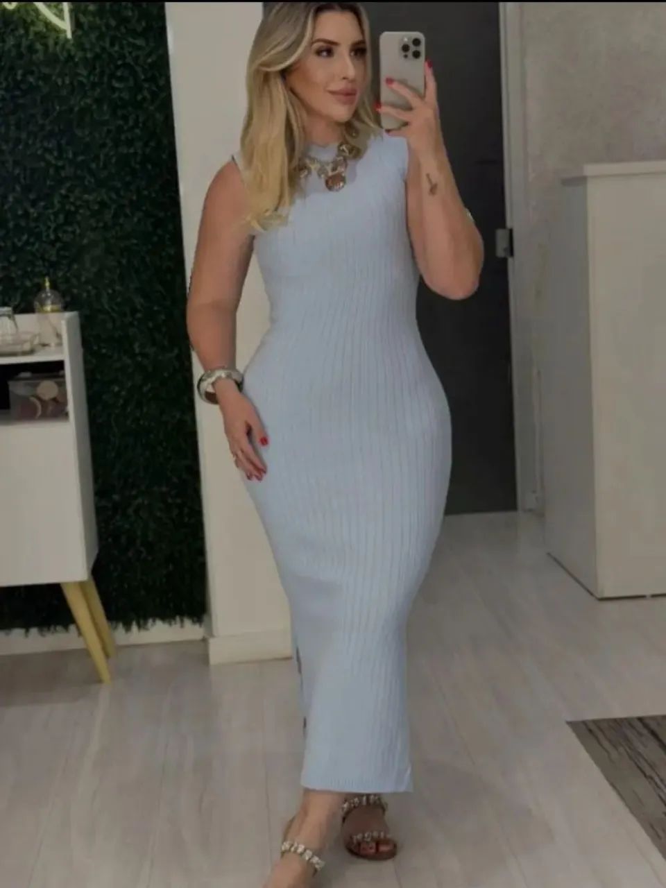 Vestido em tricô modal  - Foto 2