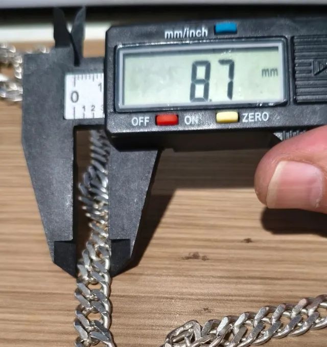   Corrente Prata 925 (9mm) - 72 gramas - Foto 4