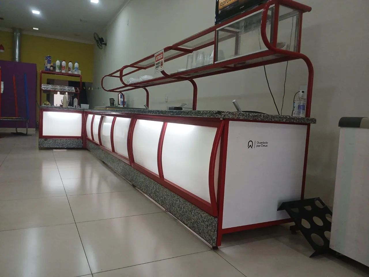Balcão para sorveteria 