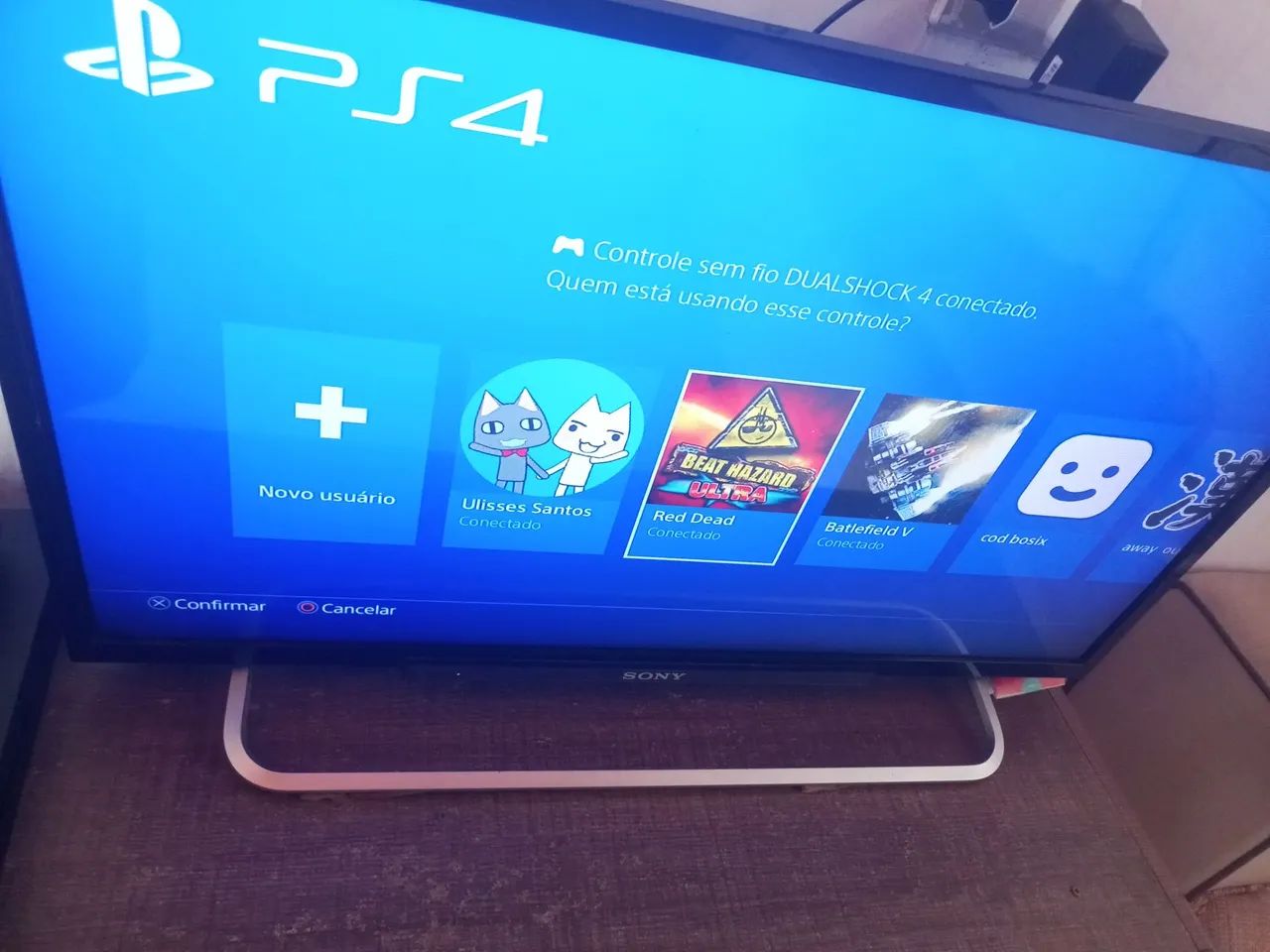 PS4 com 2 controle original +10 jogos  - Foto 3