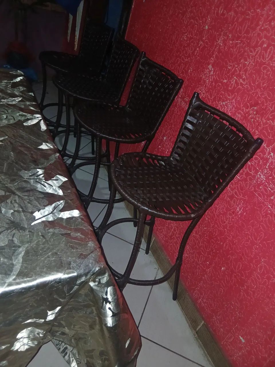 Jogo de 4 banquetas  - Foto 3