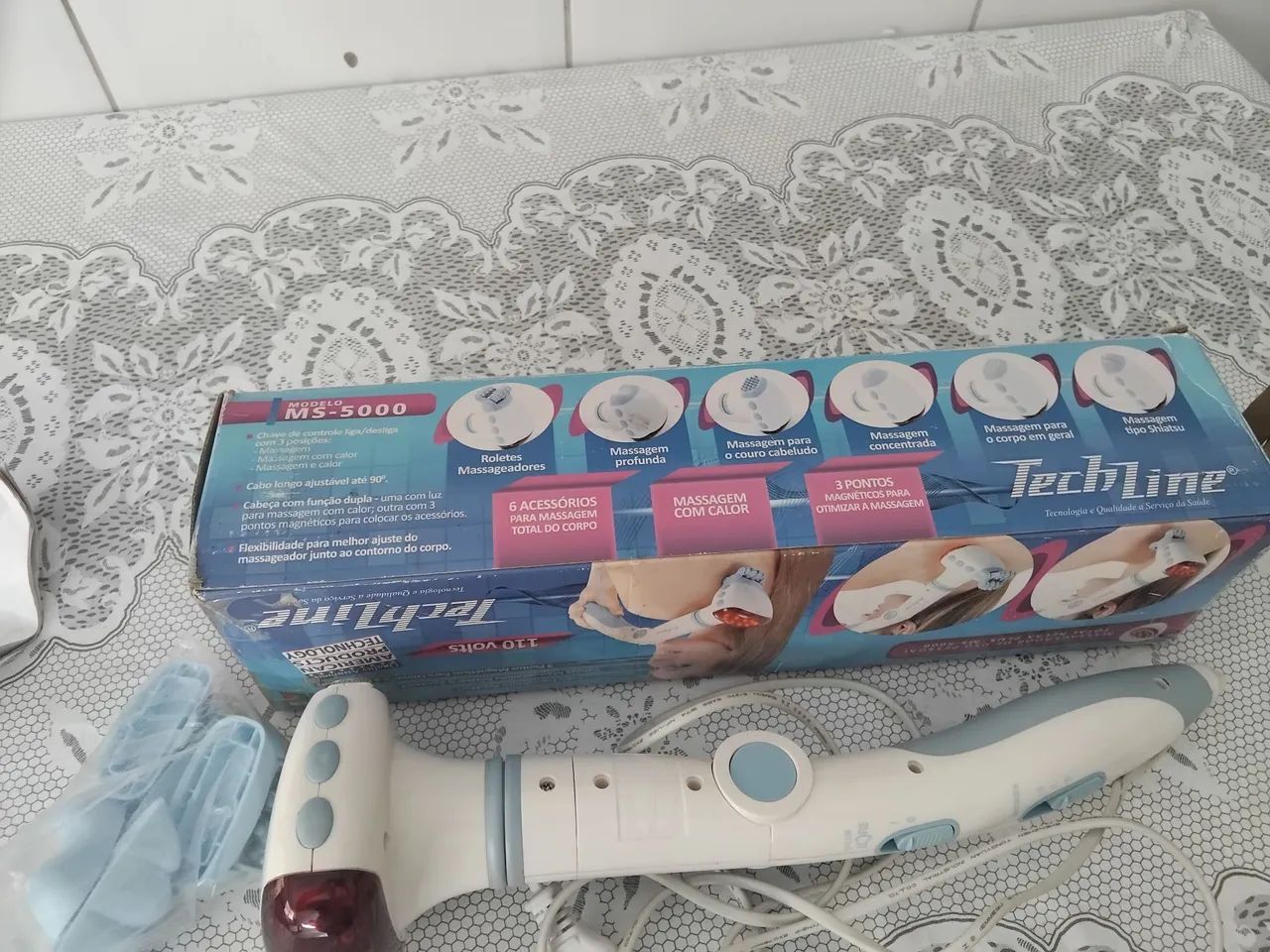 Massageador elétrico Techline  - Foto 3