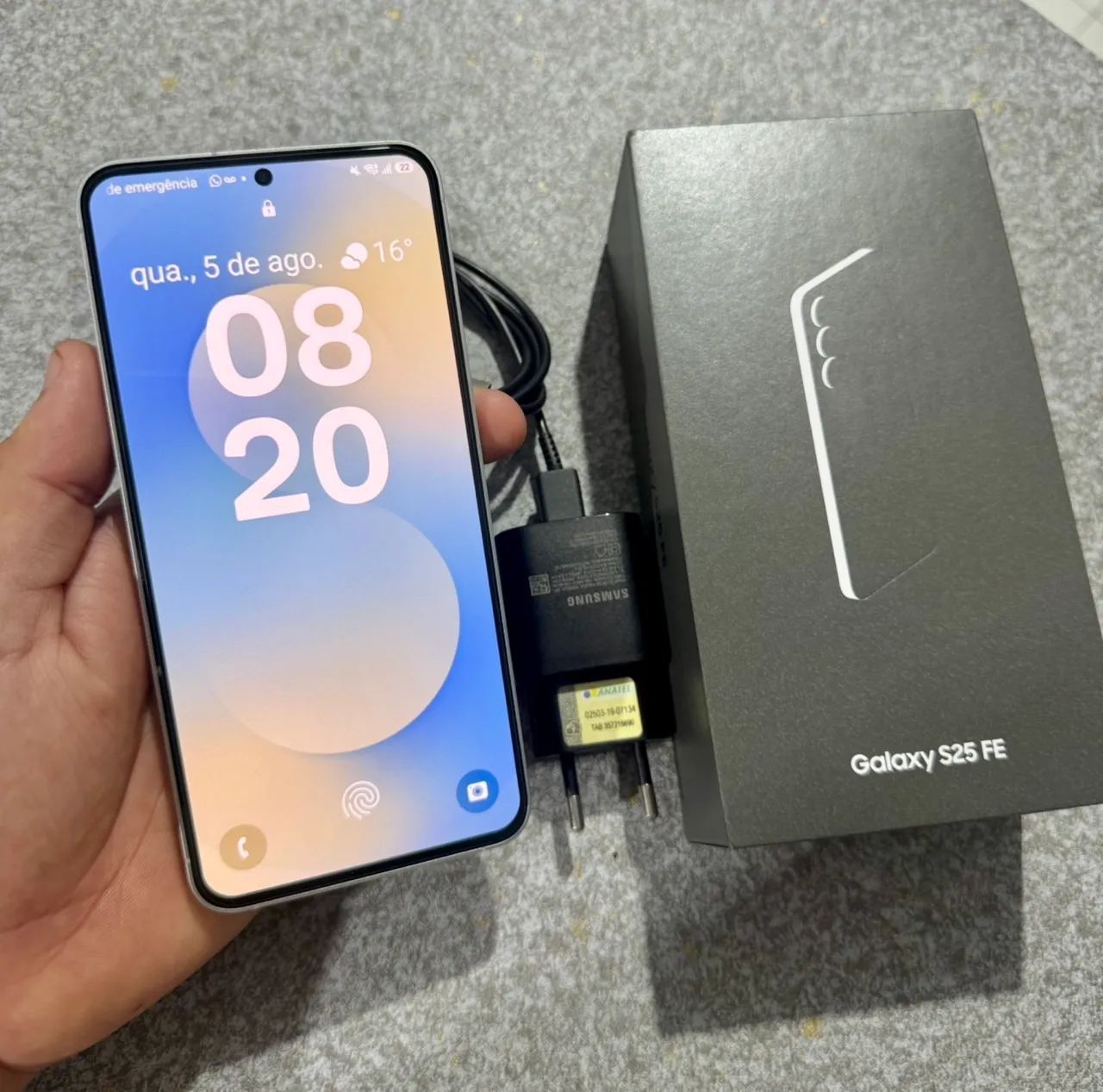S25 FE 5G 256GB Zerado  - Foto 5