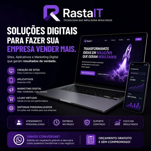 Criamos Aplicativos para Empresas | Android e iPhone