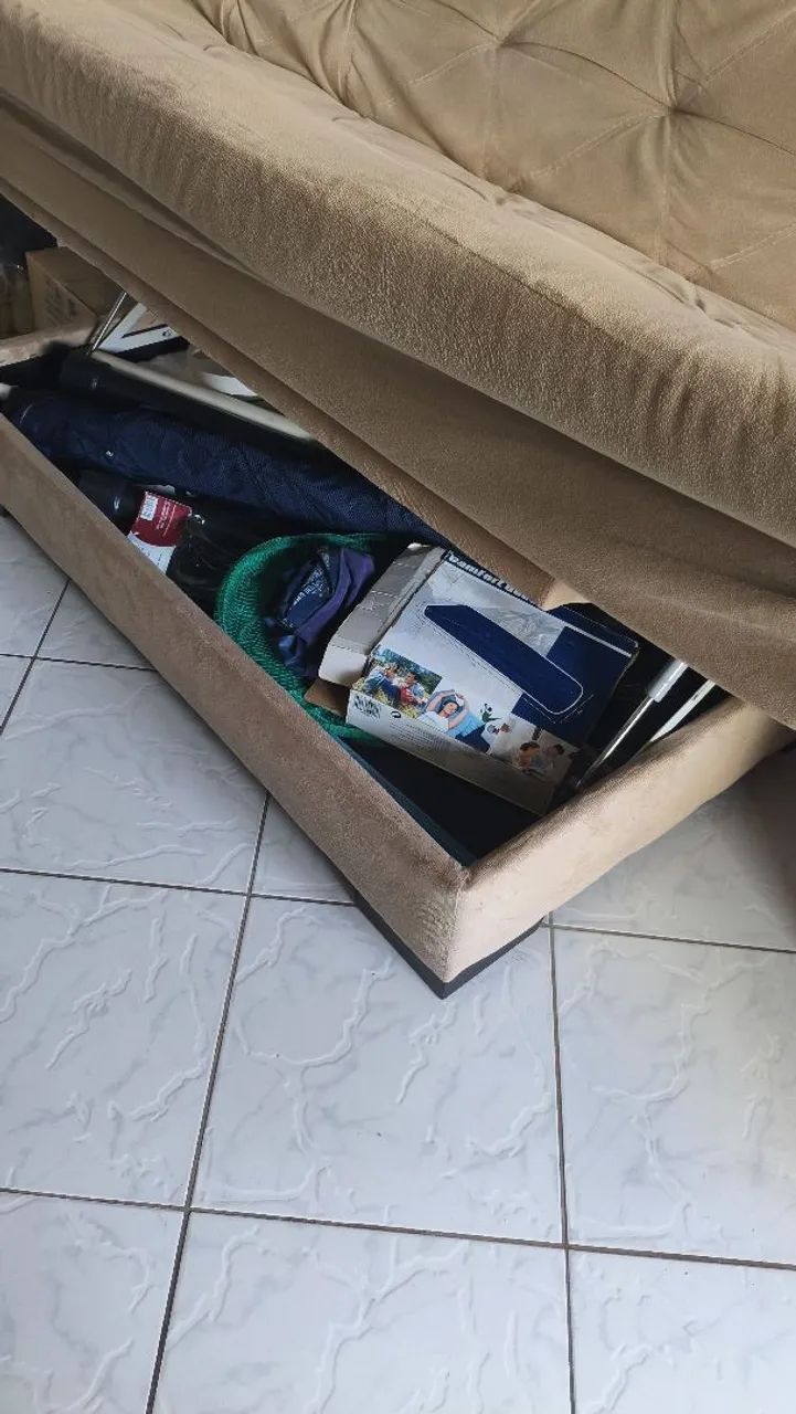 Sofá cama com bau  - Foto 2