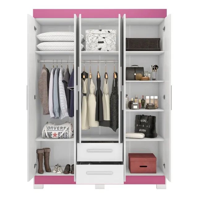 Guarda roupa 6 portas nt 6015 - Notavel Moveis - Foto 3