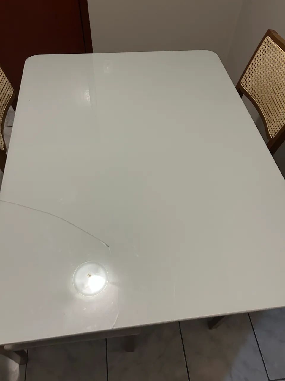 Mesa com tampo de vidro - Foto 4
