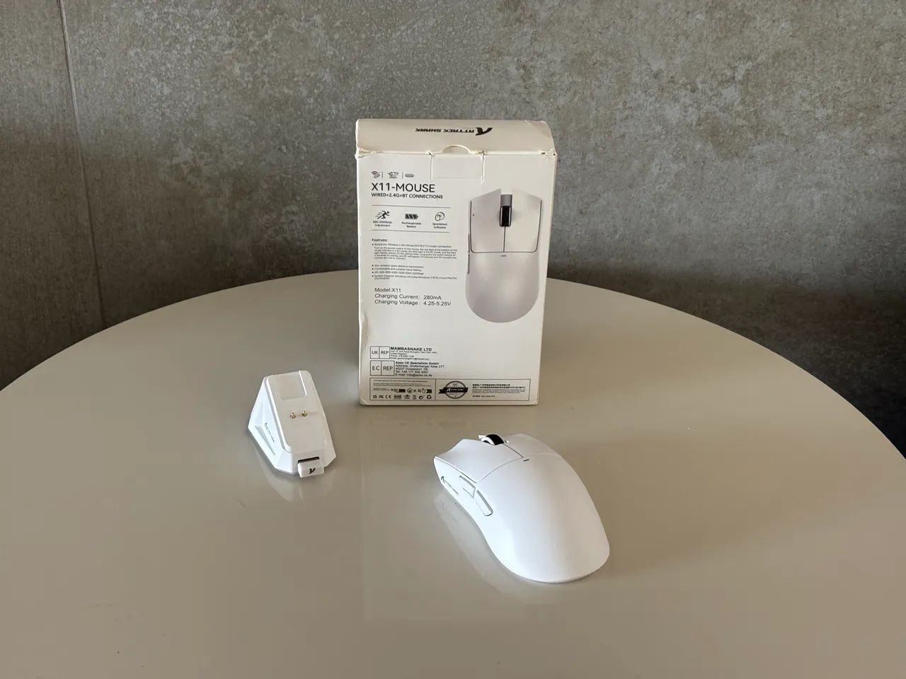 Attack Shark X11 Branco - Mouse - Foto 5