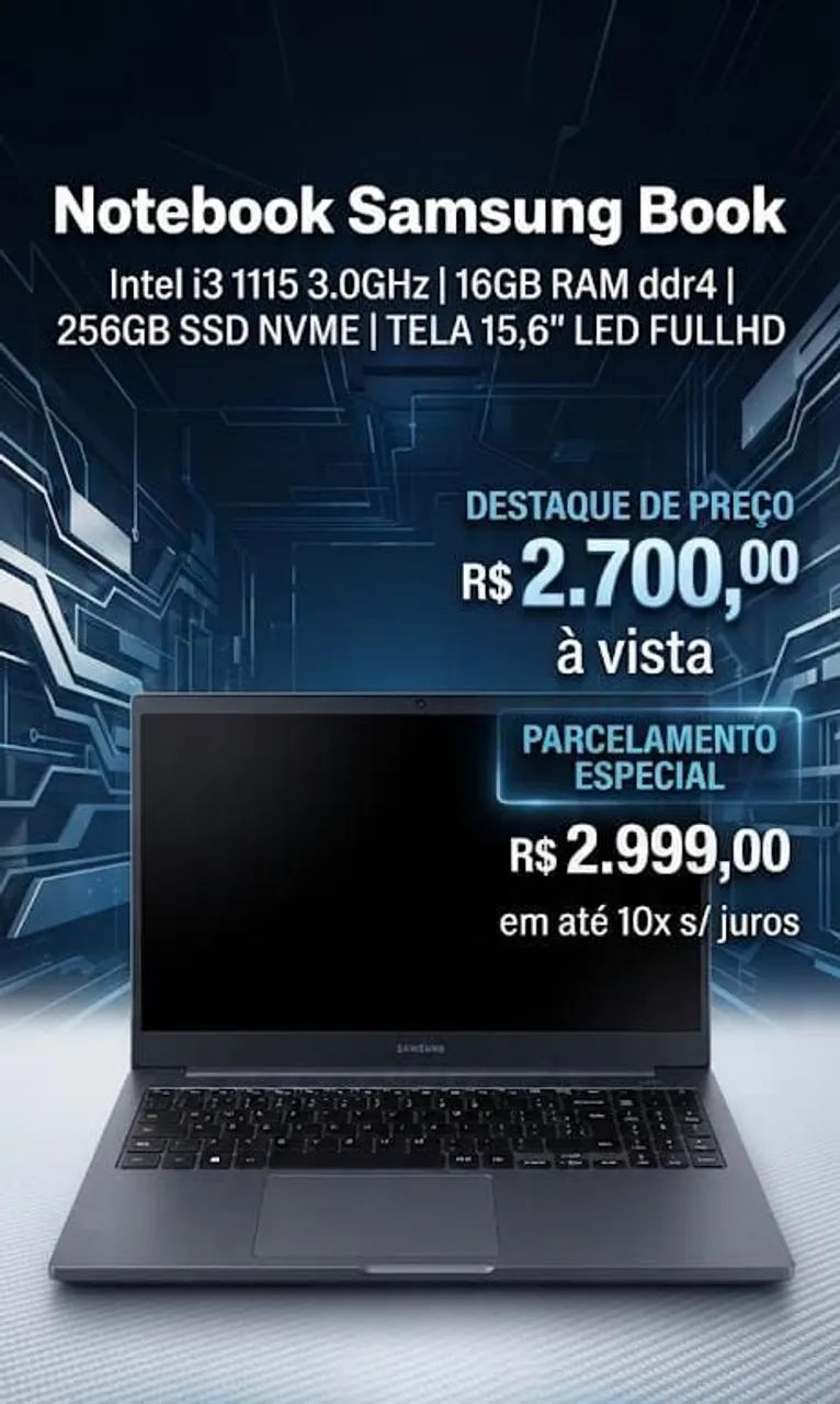 Notebook Samsung 