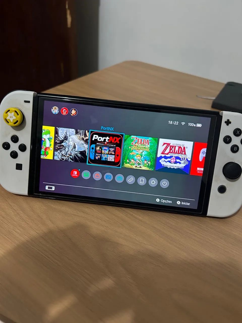 Nintendo Switch OLED Desbloqueado 128GB + Controle Extra