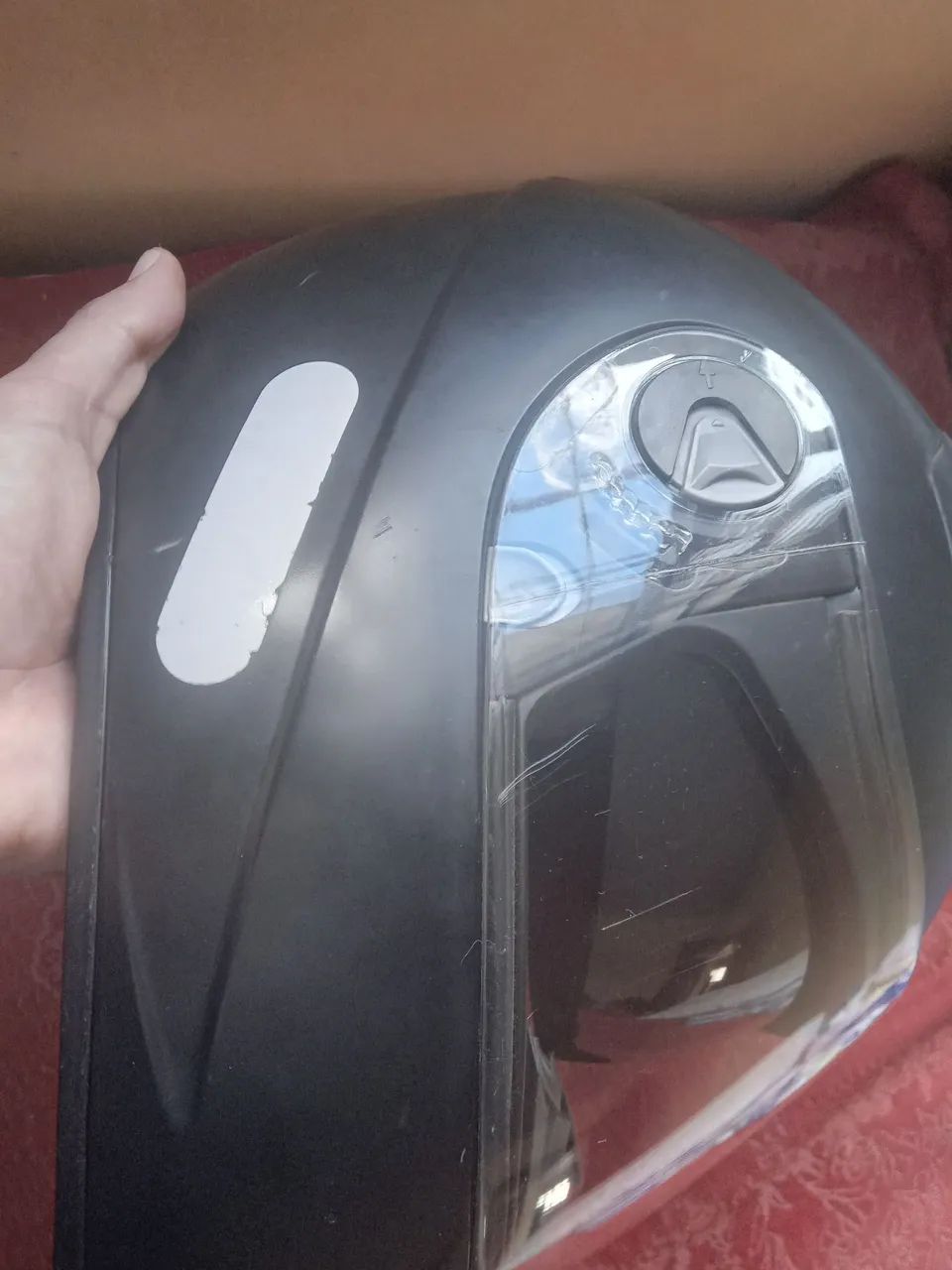 Capacete EBF X-Troy/ Com Óculos Interno + Intercomunicador - R$250 (Preço Fixo) - Foto 3