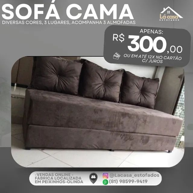 Sofá Cama espuma D28 3cm