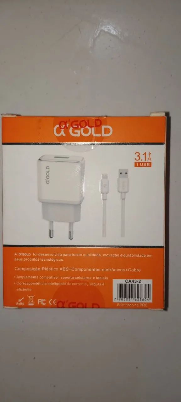 Vende-se carregador original iPhone 