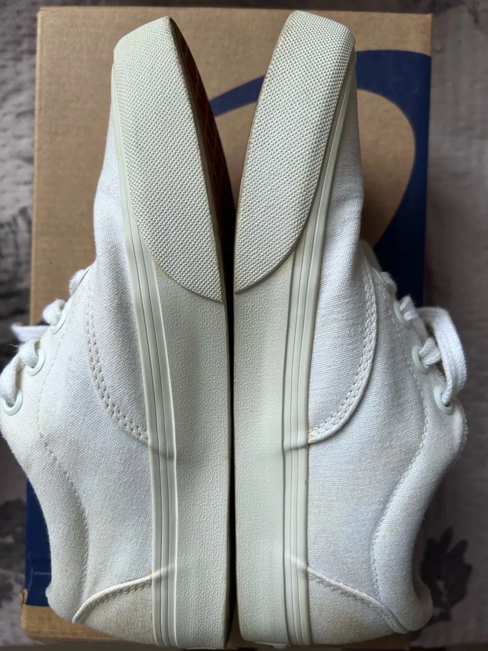 Tênis Vans Branco/Off-white n° 35 - Foto 4