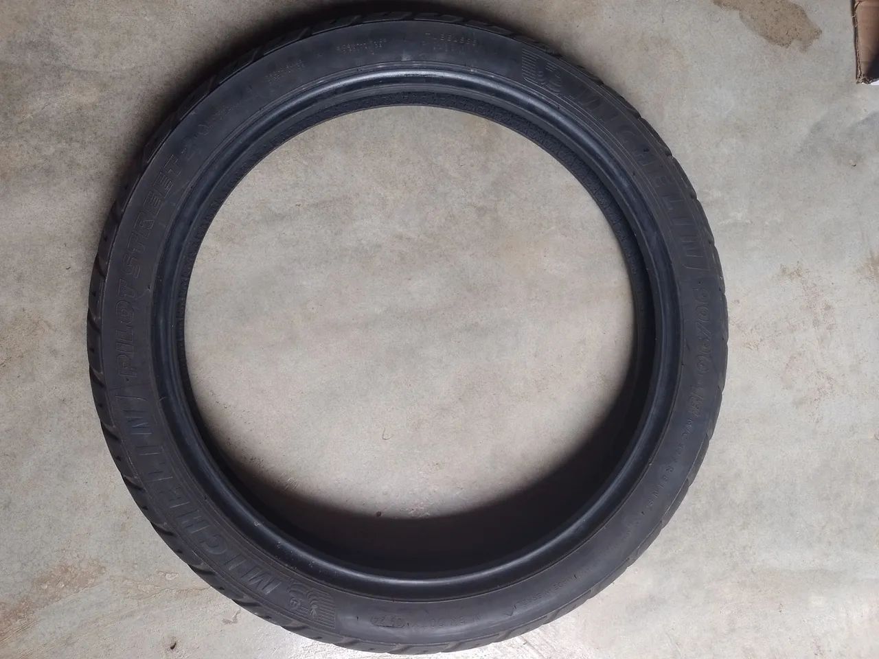 PNEU MICHELIN 90/90-18 BARATO - R$100 - ENTREGO EM TERESINA - Foto 2