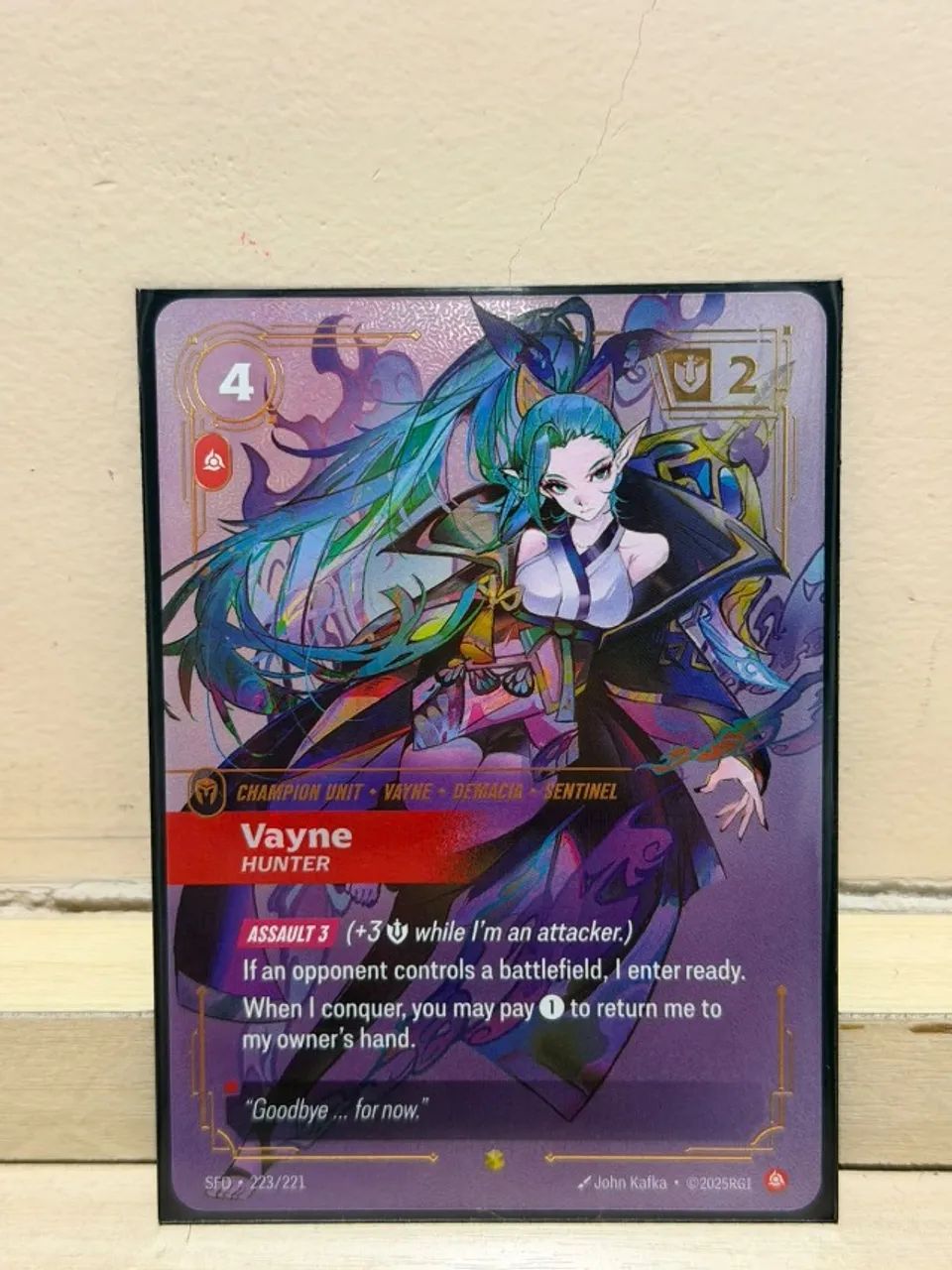 Vayne, Hunter (Overnumbered) - Spiritforged (SFD)