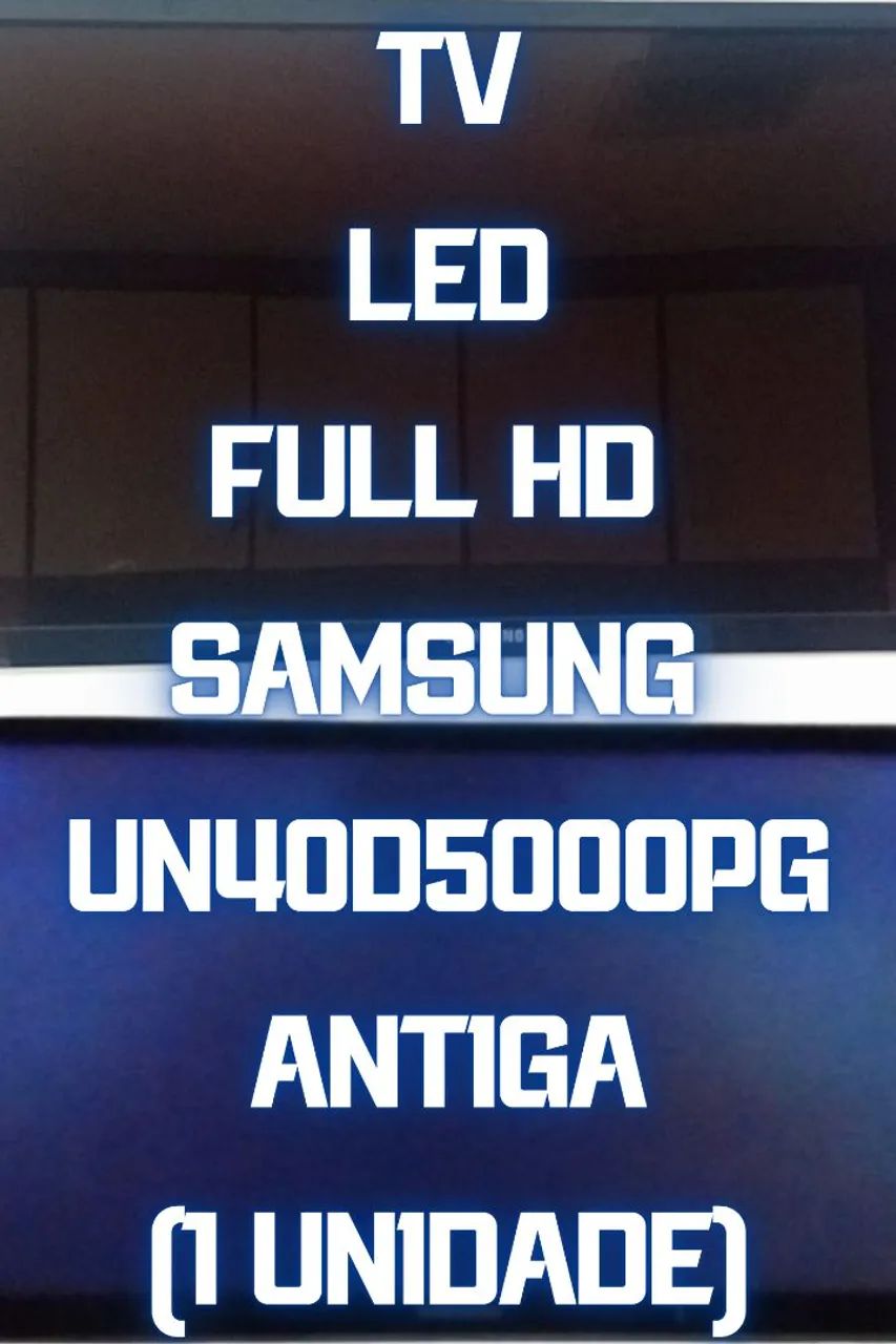 TV LED Samsung UN40D5000PG Antiga