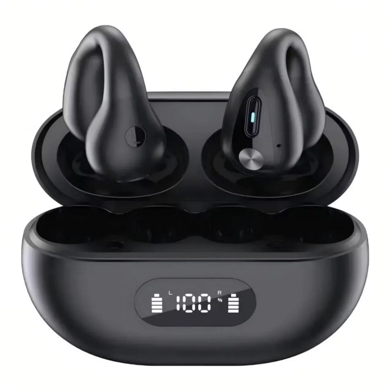 Fone Bluetooth x22 ideal para prática de exercícios mostrador digital