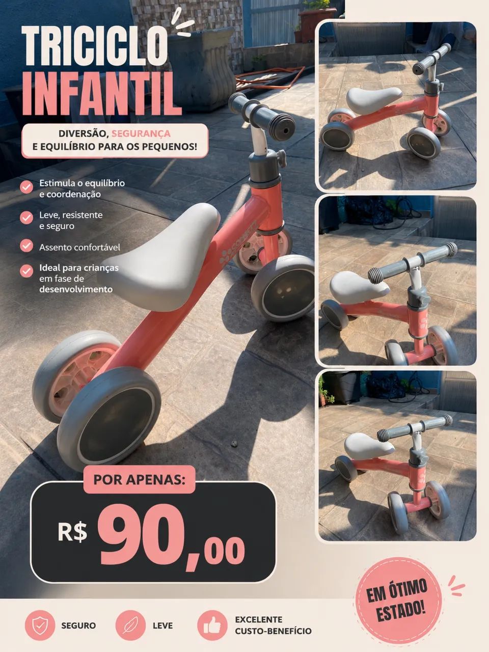 Bicicleta Equilíbrio 