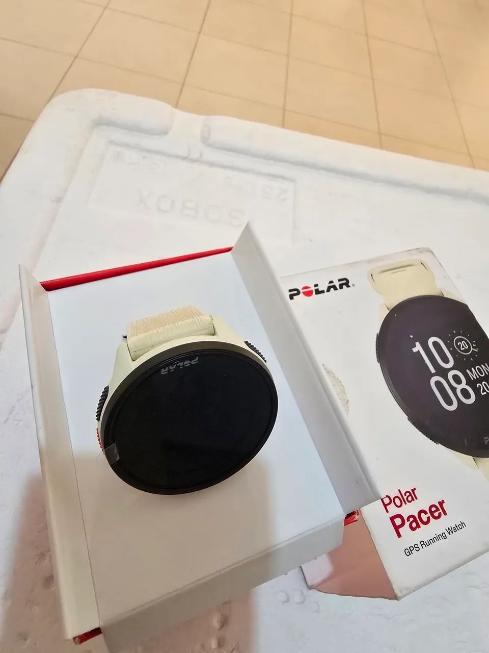 Relógio Polar Pacer Branco