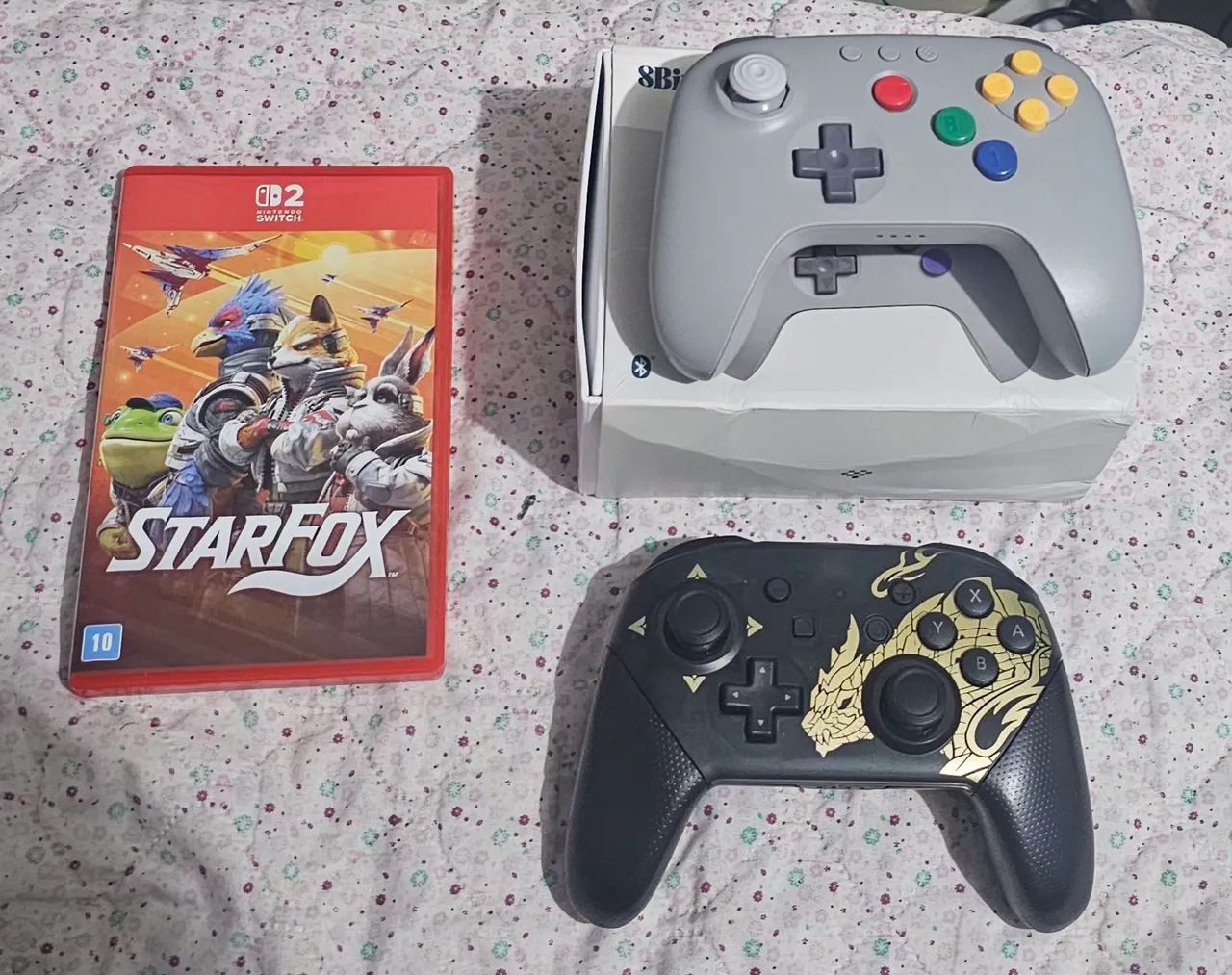 Star fox Nintendo Switch 2 e controles sem fio