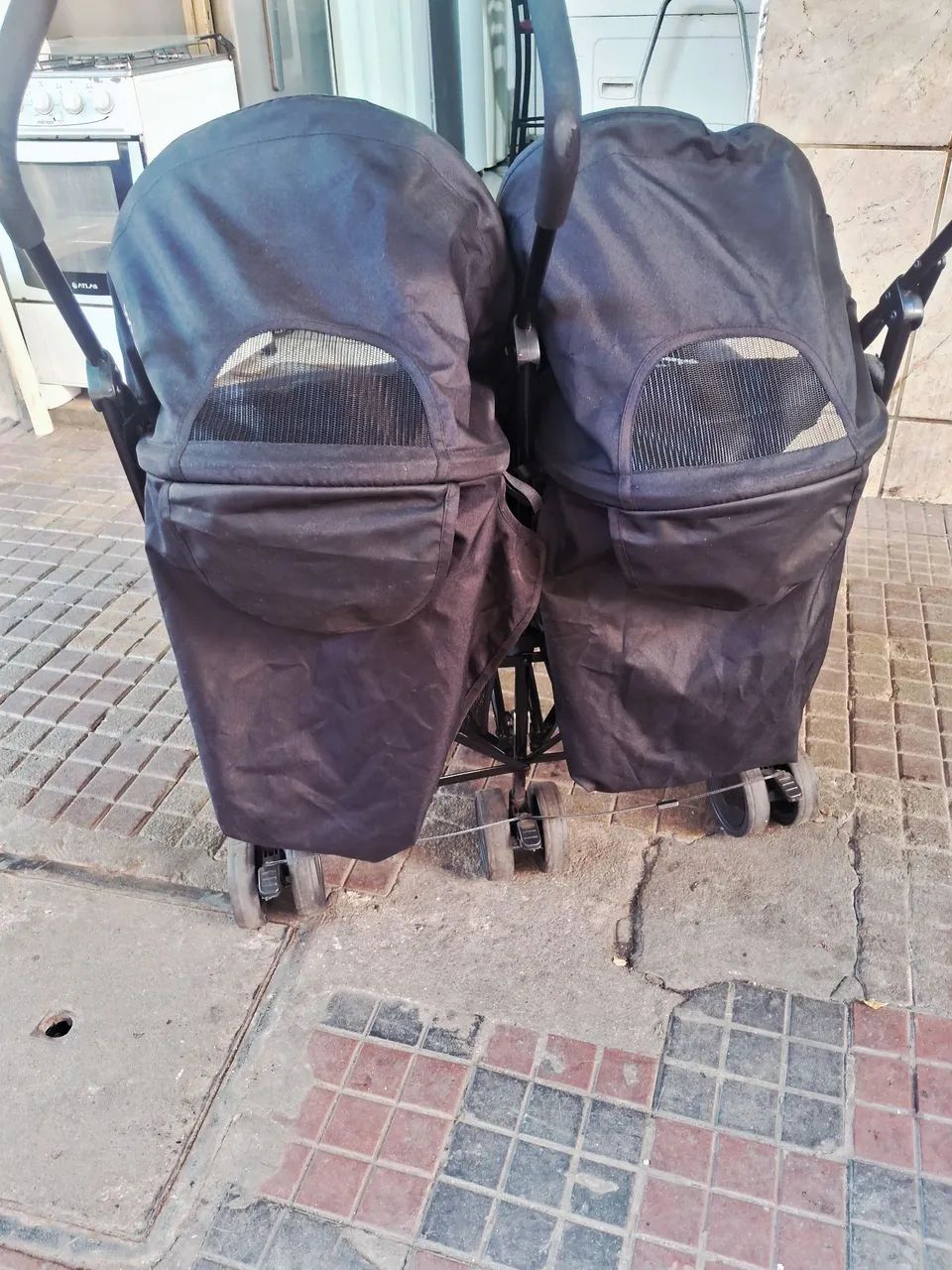 CARRINHO DE BEBE GÊMEOS  - Foto 4