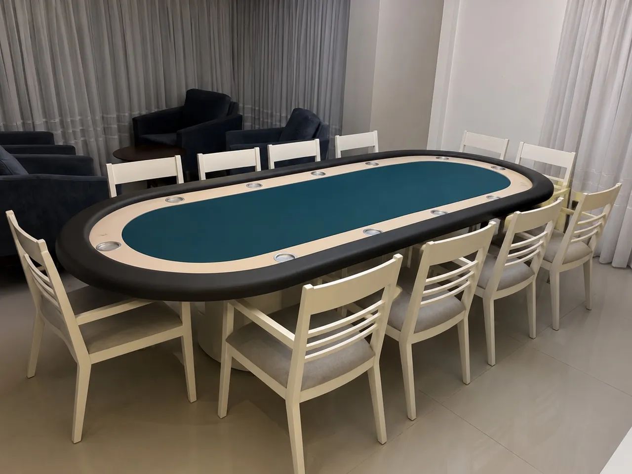 Mesa poker / jantar 12 lugares