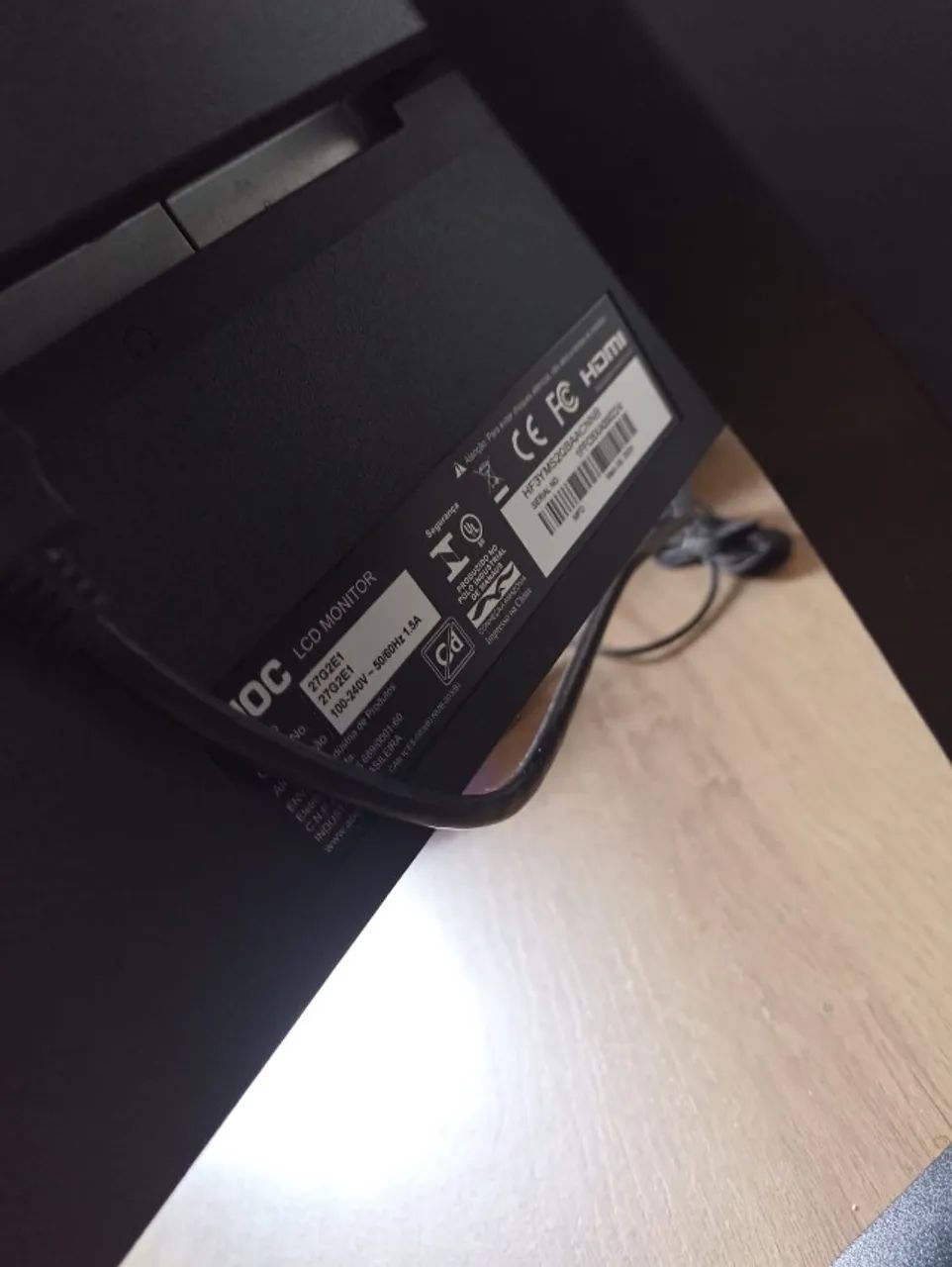 Monitor Gamer AOC 27G2E1 27" IPS 100Hz 1ms - com cabos - Uberlândia - Foto 5