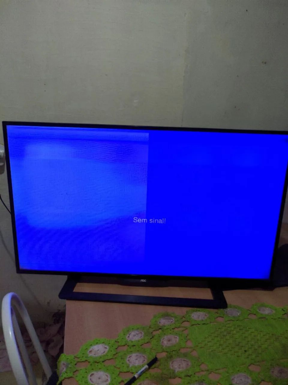 Tv AOC 43 polegadas - defeito de tela lista branca  - Foto 5