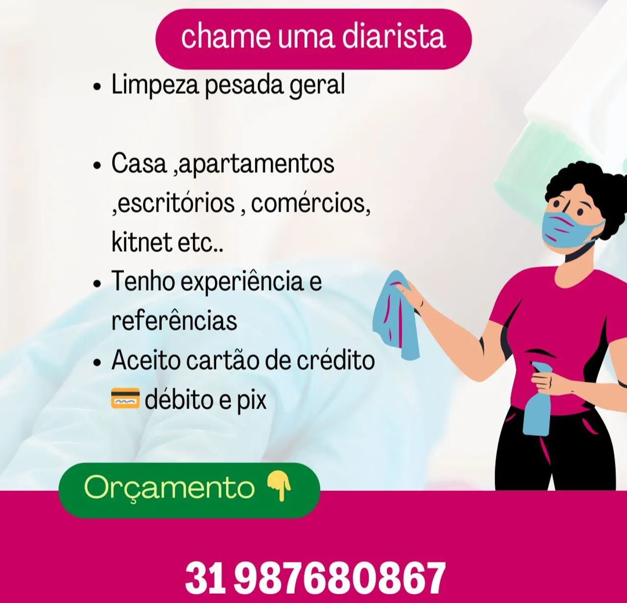 Faxineira / diarista 